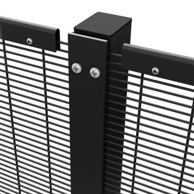 1.8*2.4m 358 สาย Mesh รั้วความปลอดภัยสูง Anti Climb ขาวเคลือบ Clear Vu