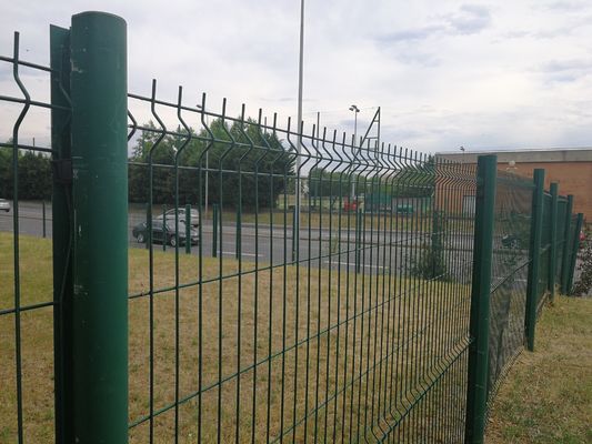 3d กลมกลมผสมผสาน สายใยผสมผสานรั้ว 3D กลมสามเหลี่ยม