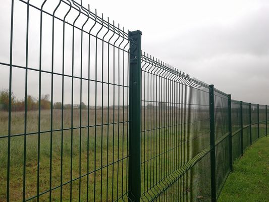 กว้าง 3d สาย Mesh สายเหล็กพลาสติกเคลือบ Mesh Fencing 2500mm
