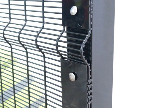 Hot Dip Galvanized 358 welded Mesh Clear View Fence Panels 1800 มิลลิเมตร