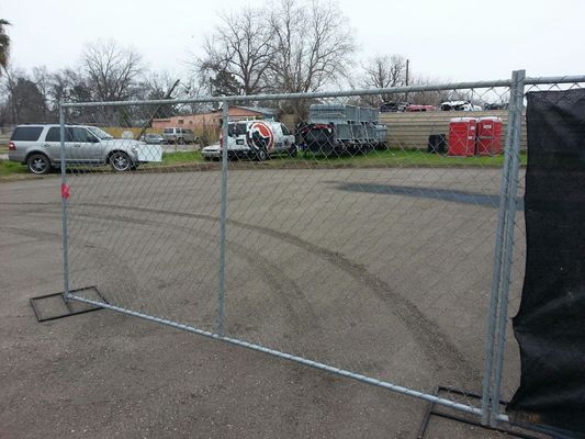 แผ่นรั้วเรือนเรือนเรือนเหล็ก 6x12 สามารถถอดได้สําหรับการเก็บ