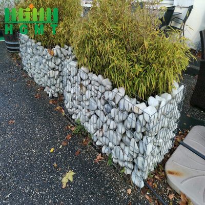 2 มิลลิเมตรความต้านทานต่อการกัดกรอง Gabion สาย Mesh ผนังยึด welded
