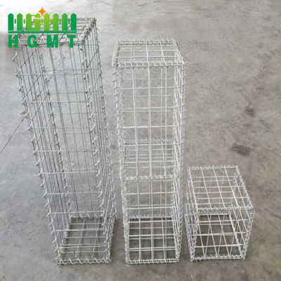 โลหะเหล็กเหล็ก 1m Gabion สาย Mesh welded