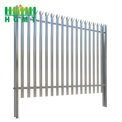 ระดับสูง Palisade โลหะกระปุก รั้วความปลอดภัย 2100mm สูงสแควร์ สูง