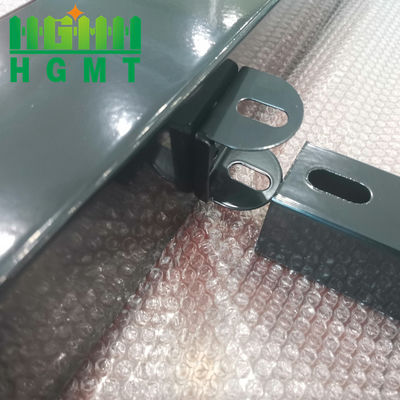 สี่เหลี่ยม โปสเหล็ก ท่อรั้วลานตกแต่งสระว่ายน้ํา สีดํา Pvc ปกแต่ง