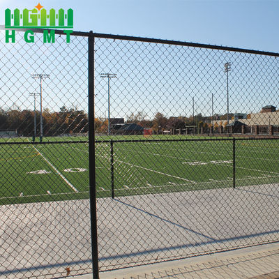 ราคาปลีก 8 ฟุต สูง สายเหล็กเหล็กเหลือง Mesh Chain Link รั้ว