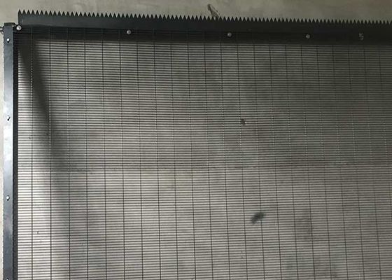 ผนังป้องกันการปีนที่เคลือบด้วยพีวีซี