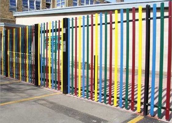 W และ D ส่วน 2.5 มิลลิเมตรความปลอดภัยรั้วเหล็ก Match สี่สี่สี่สี่สี่สี่หรือ H สูง