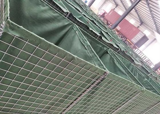 100*100mm Mesh Blast Wall Hesco มิล บล็อสท์วอล์ด บาสเก็ต