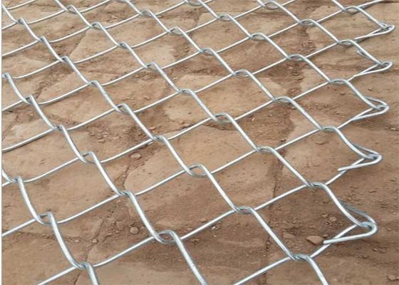 OHSAS 6 ฟุต 9 Gauge Chain Link Fence รั้วสายพัดพัดพัดพัดพัดพัด