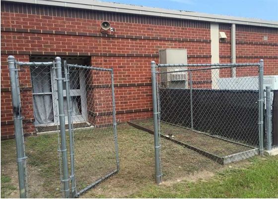 50 * 50 มิลลิเมตรโลหะ Chain Link เฟอร์ซิ่ง