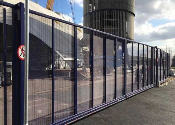 RAL6005 2400mm Anti Climb Security Fencing ตาข่ายเหล็กเคลือบผง