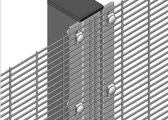 H2.5m รั้วป้องกันการปีน