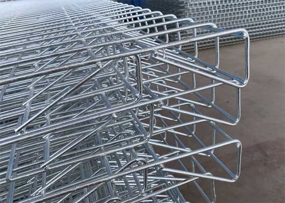 PVC ปกแต่ง BRC โรลท็อป welded สายใย Mesh รั้ว 100x300mm
