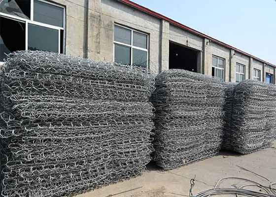 การควบคุมการบดเหล็ก สายรั้วหิน Gabion ISO14001
