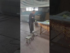 การขัดและเจียรผลิตภัณฑ์สังกะสีก่อนการเคลือบสีฝุ่น