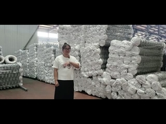 ความสูง 2.5 ม. Q195 ฟันดาบเชื่อมโยงโซ่โลหะ Selvage Knuckled Edge