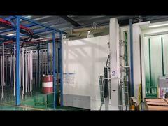 รั้วรักษาความปลอดภัยเคลือบสีฝุ่นโพสต์สี่เหลี่ยม